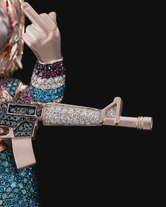 Iced Out Hip Hop Pendant: 925 Silver Moissanite Diamond Custom Charm