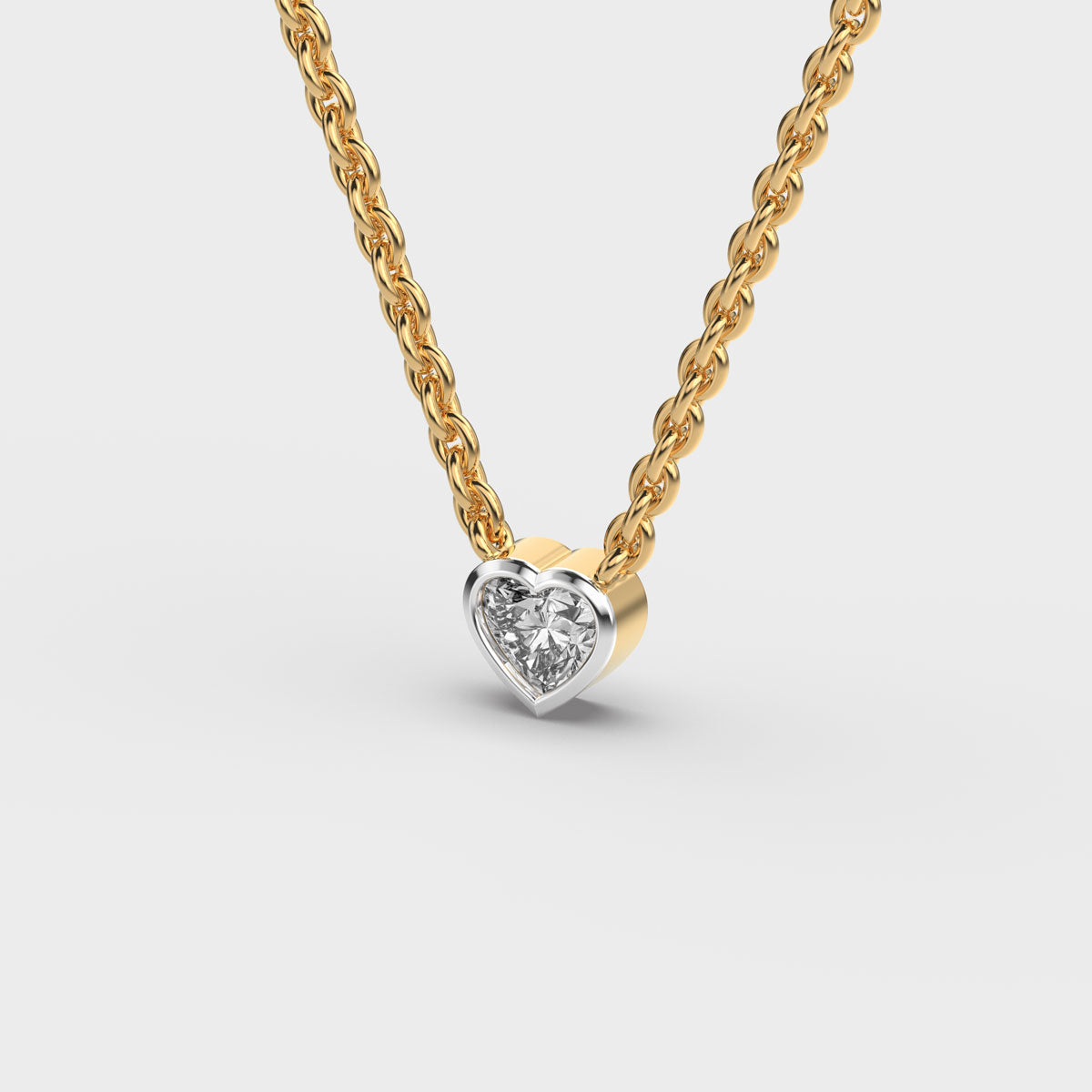 Dreamy Clustered Diamond Pendant (With Chain)