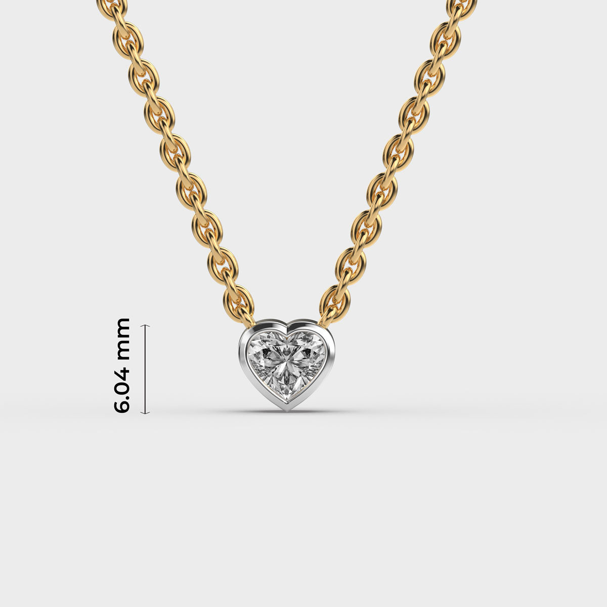 dreamy clustered diamond pendant (with chain)