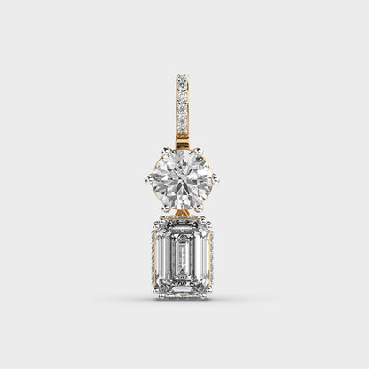 Pixie Padma Cut Diamond Pendant (Without Chain)