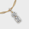 Pixie Padma Cut Diamond Pendant (Without Chain)
