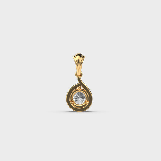 Turn of Fate Diamond Pendant (Without Chain)