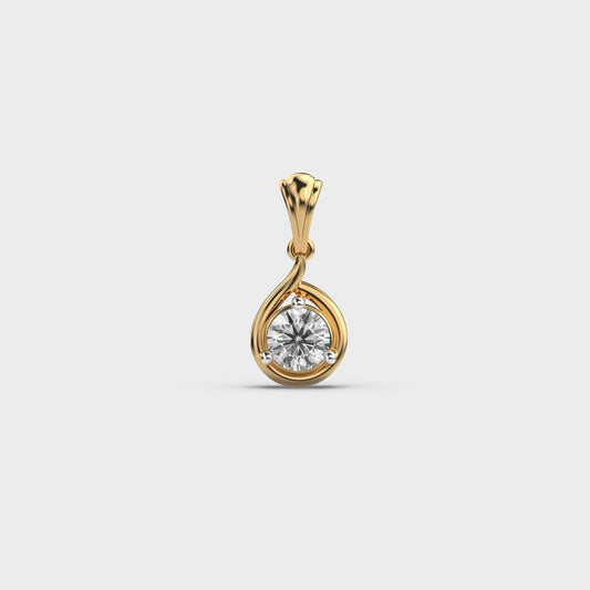 Turn of Fate Diamond Pendant (Without Chain)