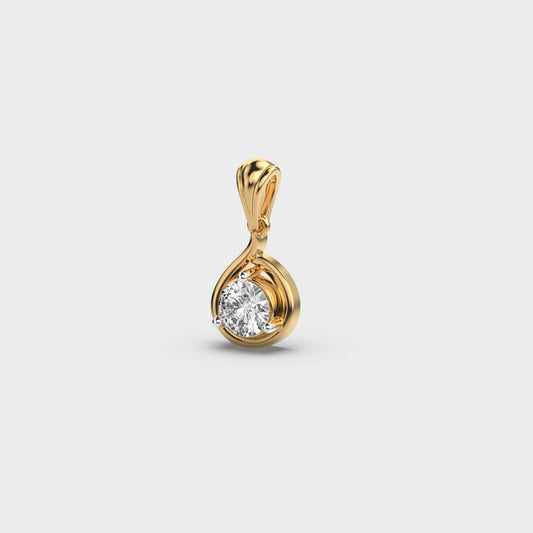 Turn of Fate Diamond Pendant (Without Chain)