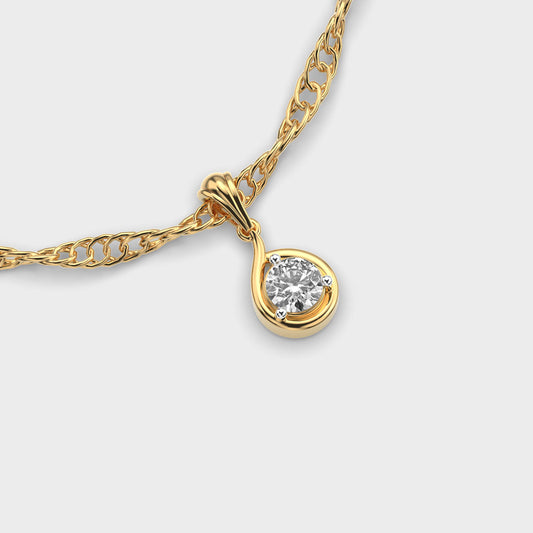 Turn of Fate Diamond Pendant (Without Chain)