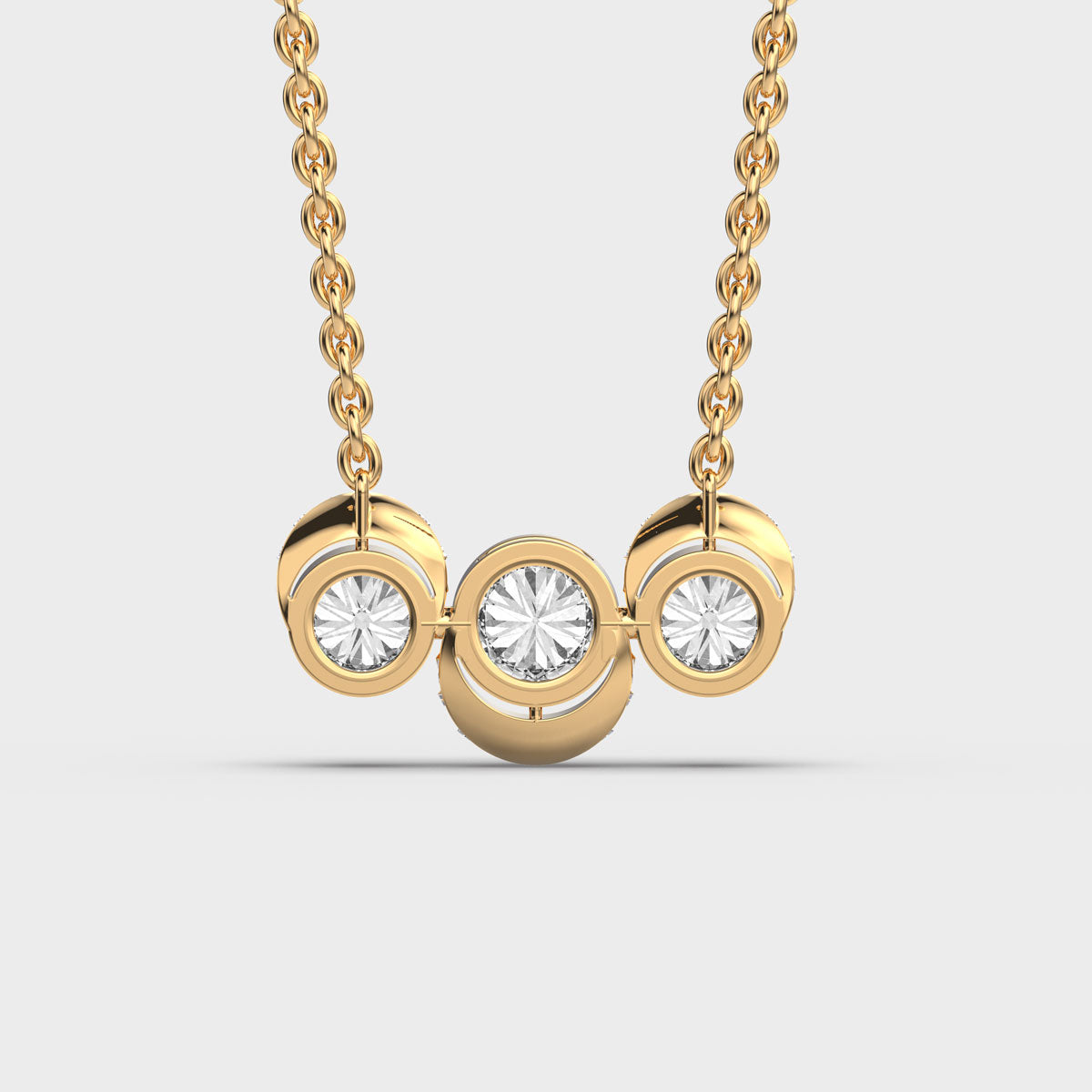 heaven of stars diamond necklace