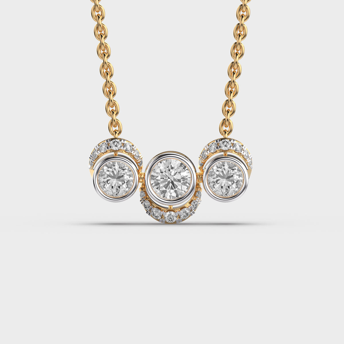 heaven of stars diamond necklace