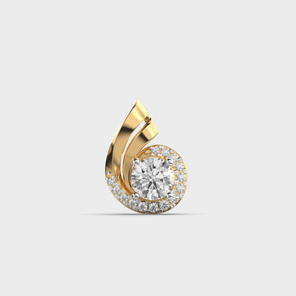 Conch Diamond Pendant (Without Chain)
