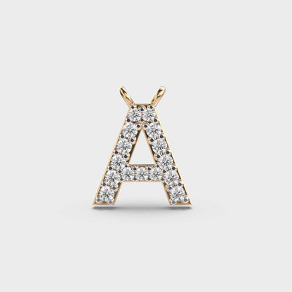 Adorable Initial ‘A’ Diamond Pendant (Without Chain)