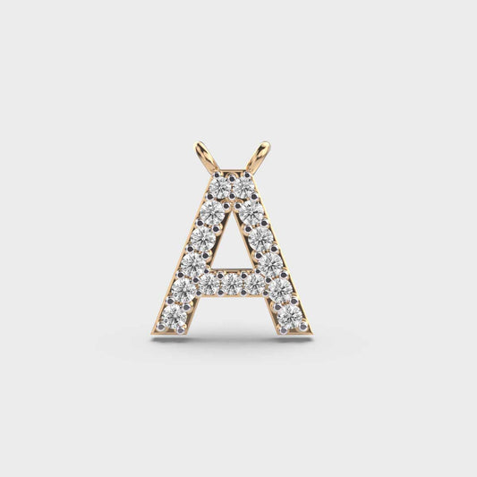 Adorable Initial ‘A’ Diamond Pendant (Without Chain)