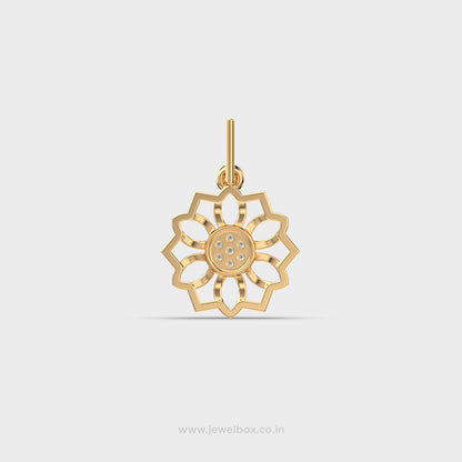 Blossom Aura Diamond Pendant (Without Chain)