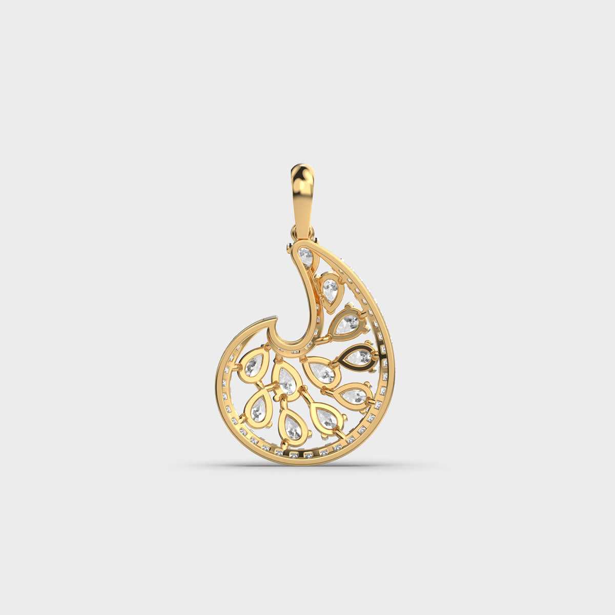 alden diamond pendant (without chain)