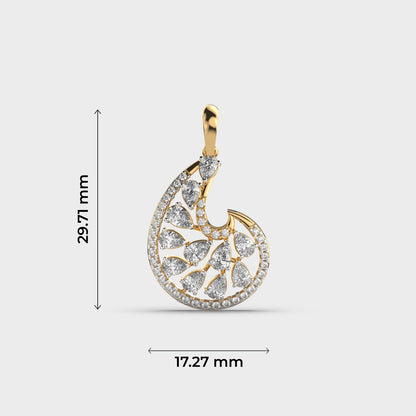 Alden Diamond Pendant (Without Chain)