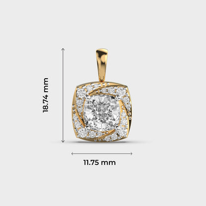 Alice Diamond Pendant (Without Chain)