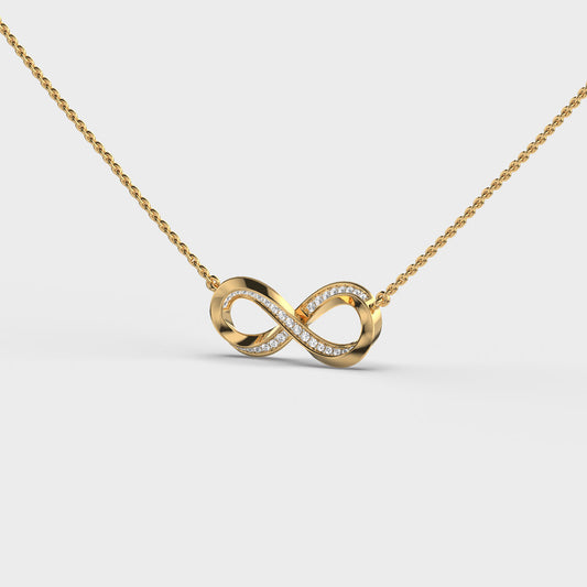 Boundless Spark Love Diamond Pendant (With Chain)