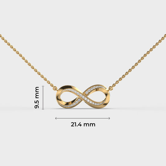 Boundless Spark Love Diamond Pendant (With Chain)