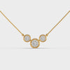 Eternal Circle of Three Diamond Necklace