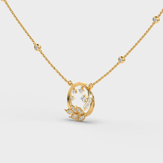 Basket of Blooms Diamond Necklace