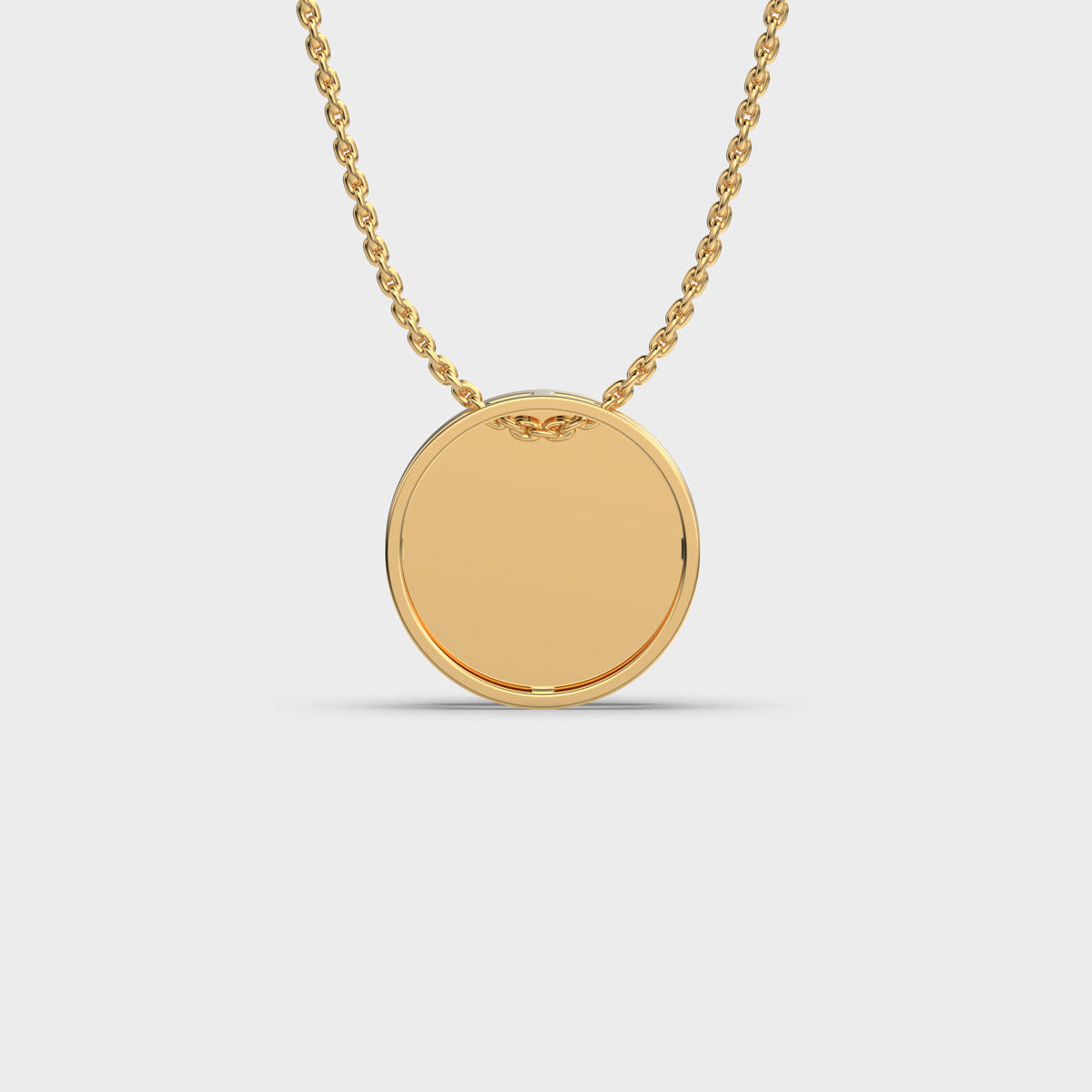 lovingly yours engraveable diamond pendant (with chain)