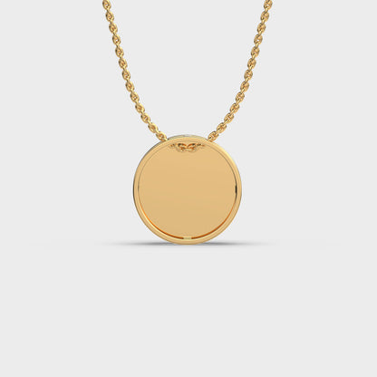 Lovingly Yours Engraveable Diamond Pendant (With Chain)