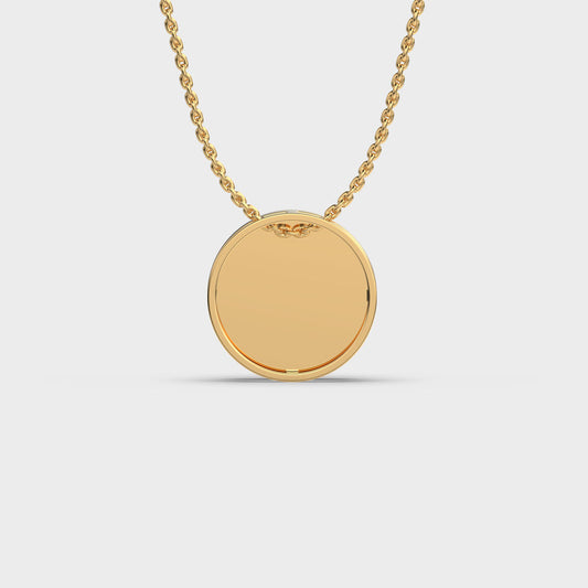 Lovingly Yours Engraveable Diamond Pendant (With Chain)