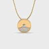 Lovingly Yours Engraveable Diamond Pendant (With Chain)