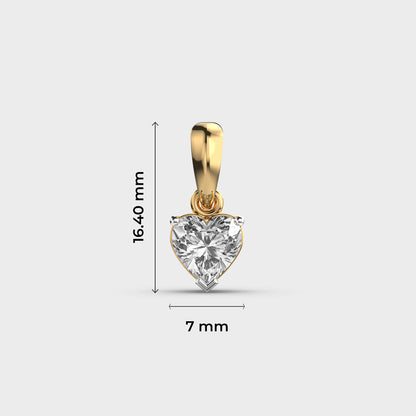 Near To My Heart Diamond Pendant (Without Chain)