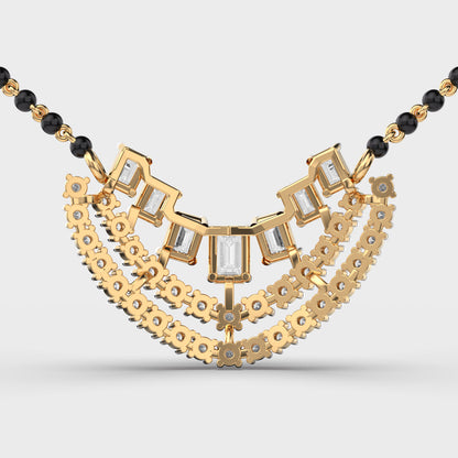 Imperial Crescent Diamond Mangalsutra