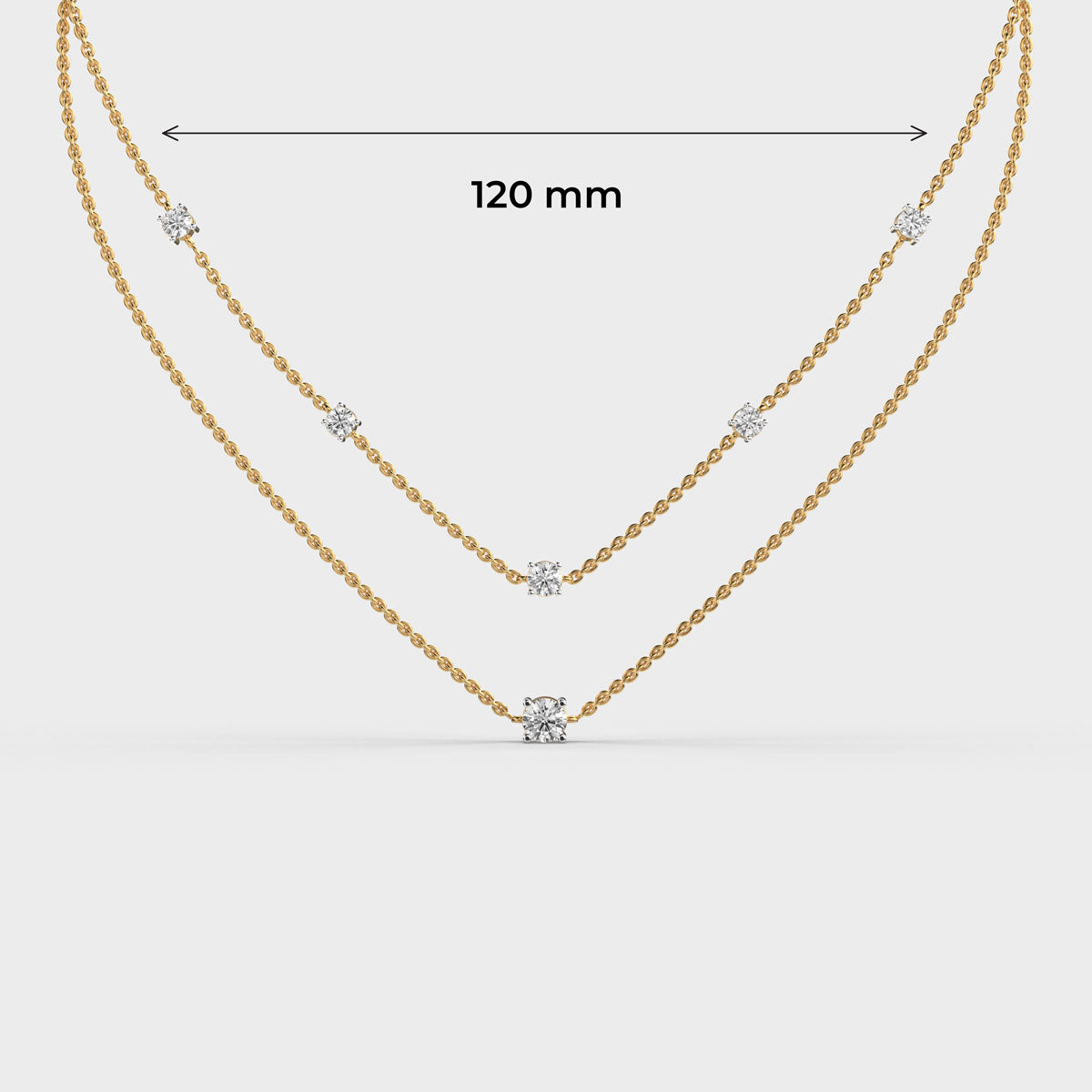 Lilibeth Amour Layered Diamond Necklace