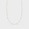 Mixed Diamond Layer Necklace