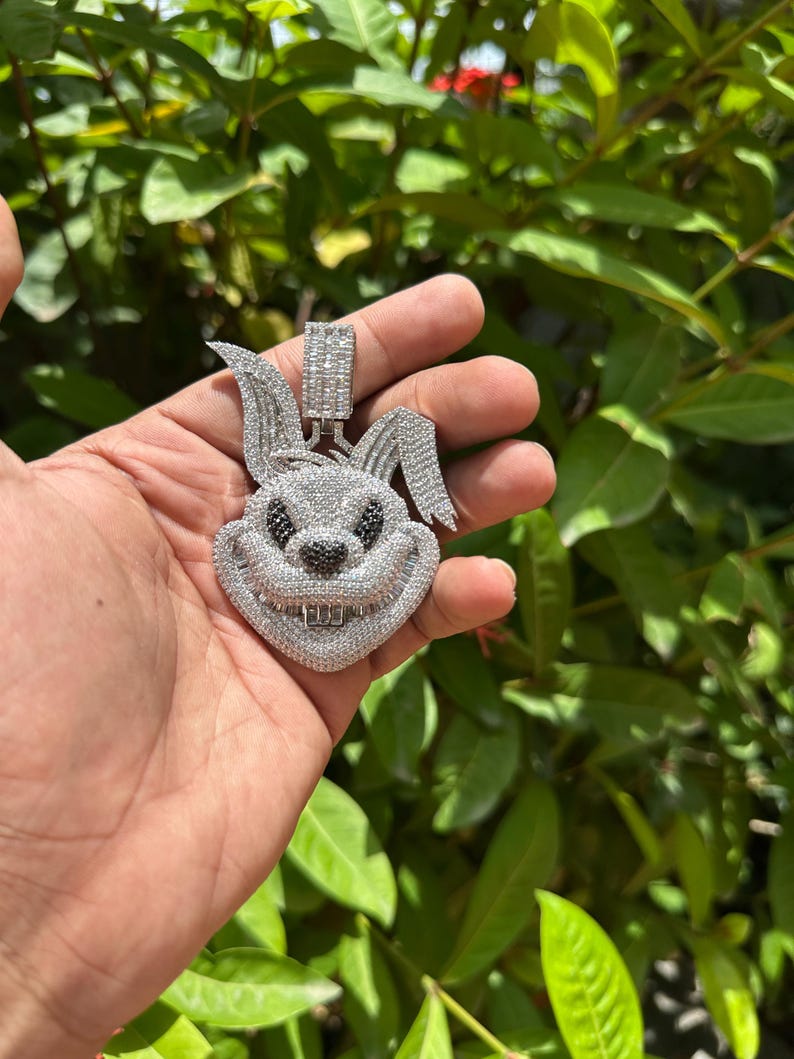 custom iced out face pendant hip hop pendant/ 925silver pendant/ hip hop pendant/ diamond jewelry/ hip hop jewelry for men/ gift for him
