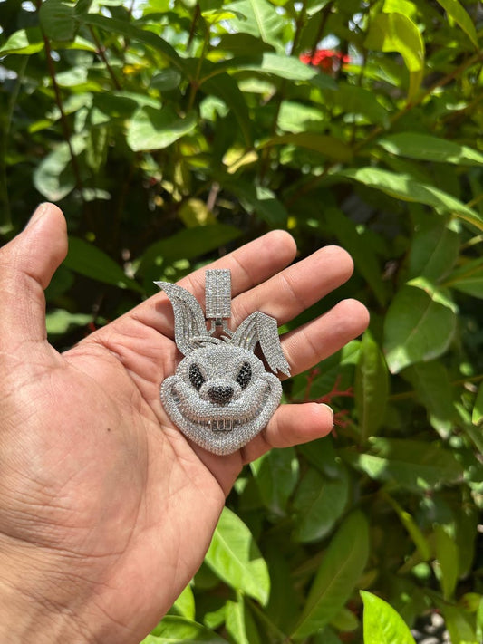 Custom Iced Out face pendant Hip Hop Pendant/ 925Silver Pendant/ Hip Hop Pendant/ Diamond Jewelry/ Hip Hop Jewelry For Men/ Gift For Him