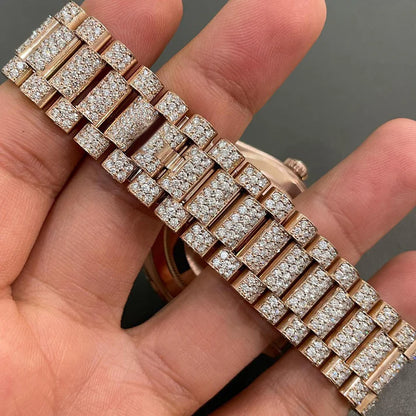 Luxury Full Iced Out Moissanite Diamond Watch for Men