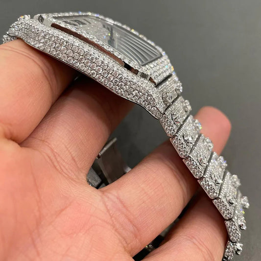 Moissanite Diamond Full Iced Out Watch for Sports