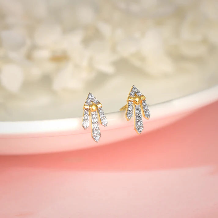 Gold Aspire Diamond Earrings