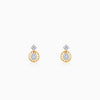 Gold Unravel Diamond Earrings