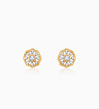 Gold Bloom Buddies Diamond Earrings