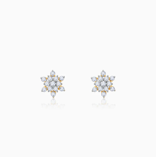 Gold Empress Spark Diamond Earrings