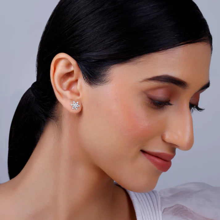 gold empress spark diamond earrings