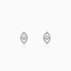 Gold Mystic Eyes Diamond Stud Earrings