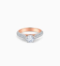 Rose Gold Solitaire Meraki Ring