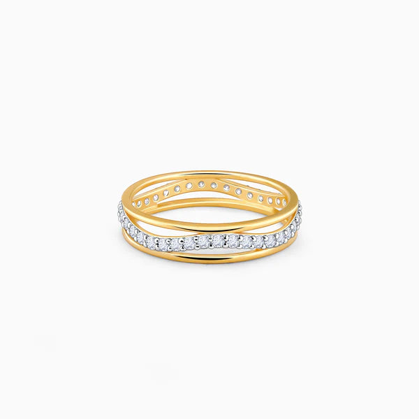 Gold Vesper Diamond Ring