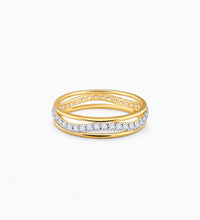 Gold Vesper Diamond Ring