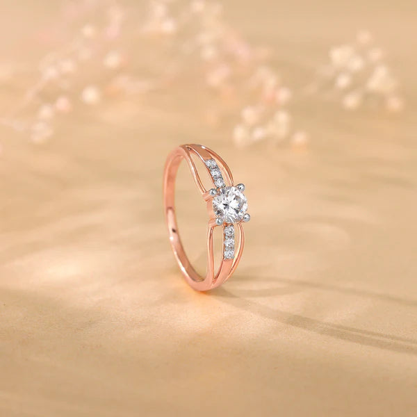 Rose Gold Empyrean Diamond Ring