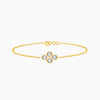 Gold Heavenly Floral Diamond Bracelet