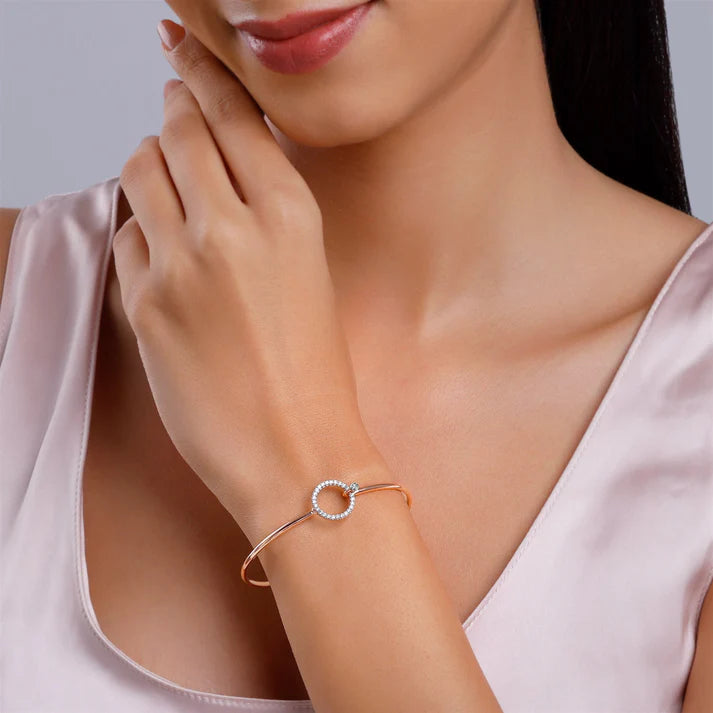 rose gold stark diamond bracelet