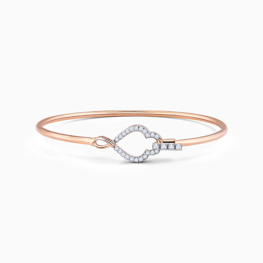 Rose Gold Flamboyant Diamond Bracelet