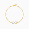 Gold Infinite Shine Diamond Bracelet