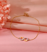 Gold Infinite Shine Diamond Bracelet