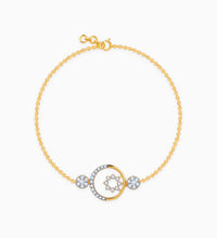 Gold Circular Magic Diamond Bracelet